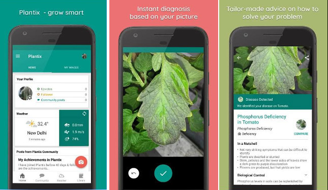 Plantix - app that identifies plants