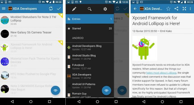 best android rss reader