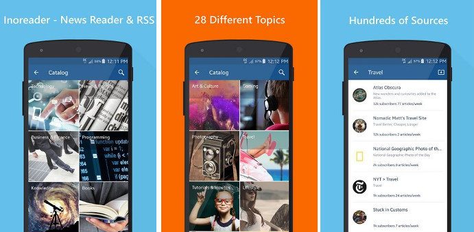 Inoreader - best RSS reader apps for Android