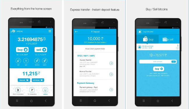 ZebPay - best bitcoin apps for Android and iOS
