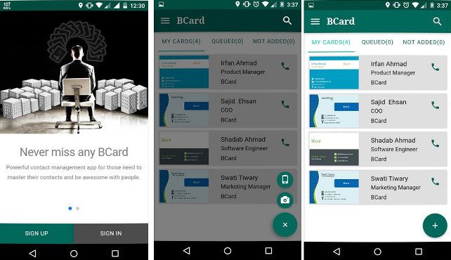 BCard - best business card scanner apps