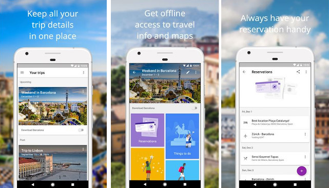 Google Trips app