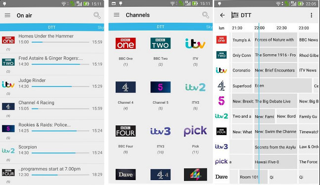 best TV Guide app uk