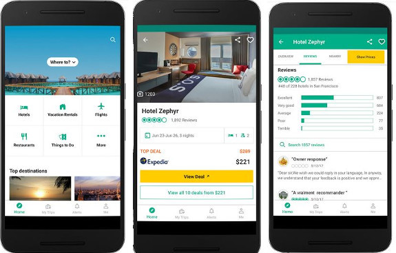 TripAdvisor app