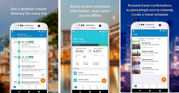 Tripit - best travel planning apps for Android and iOS