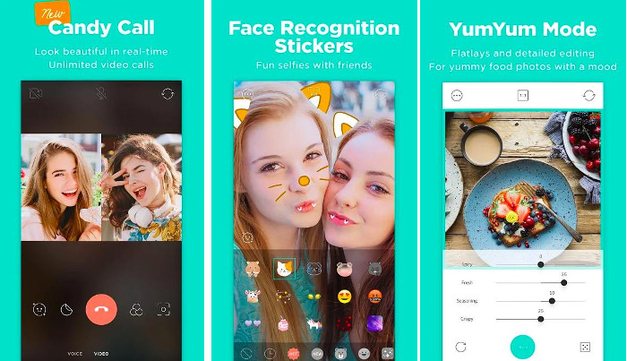 Candy Camera - best selfie app for Android