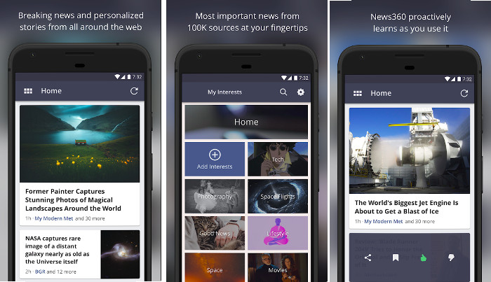 News360 - best news aggregator apps