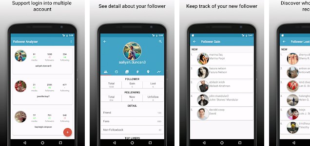 Follower Analyzer app