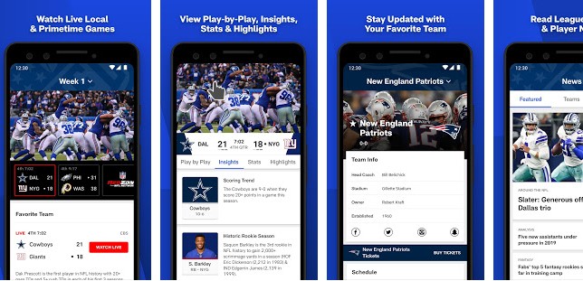 NFL - Best sports streaming apps