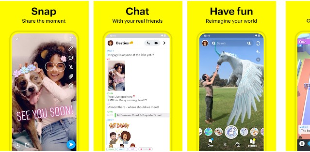 Snapchat - best social media apps