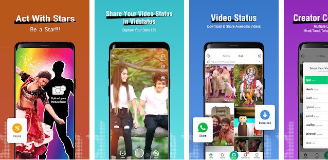 VidStatus - best WhatsApp status app