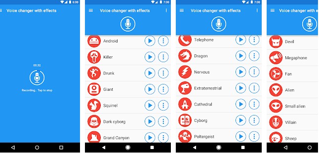 Voice Changer With Effects app