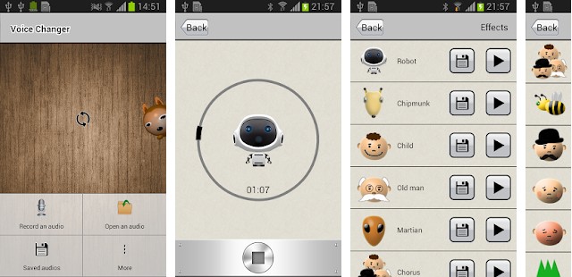 Voice Changer app