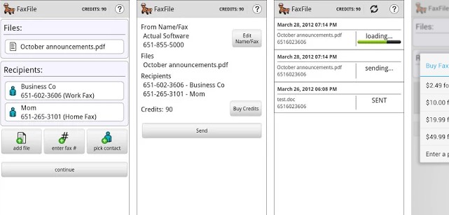 FaxFile - best fax apps for Android