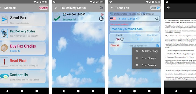 MobiFax - best fax apps for Android and iPhone