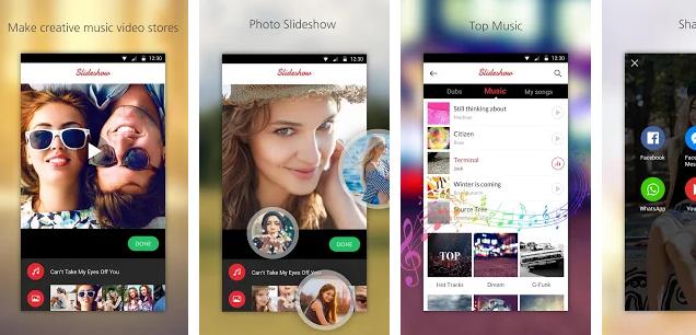 Music Video Maker: Slideshow app for iPhone and Android
