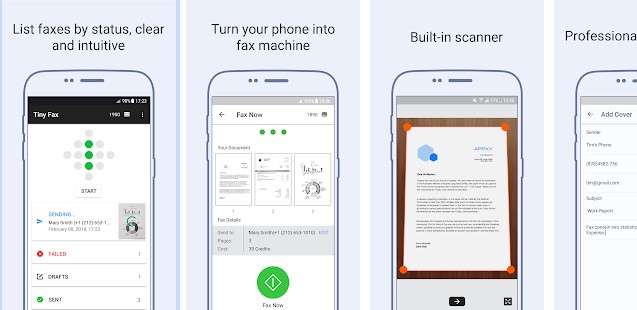 Tiny Fax app for Android