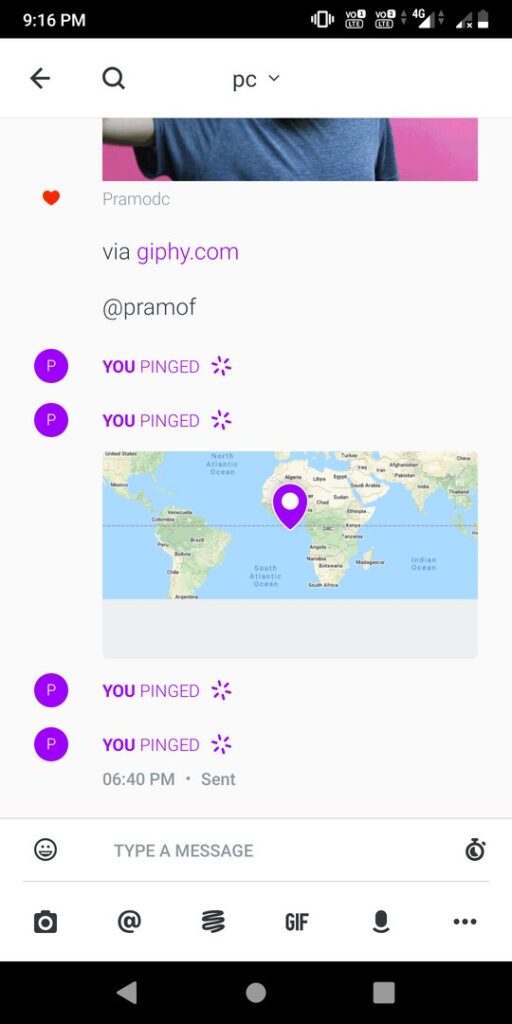 Chat Interface