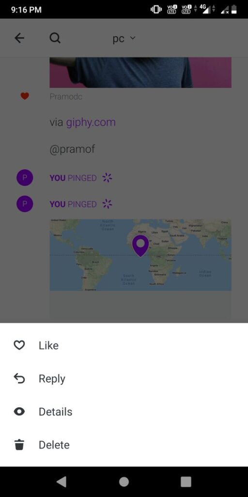 Message Options