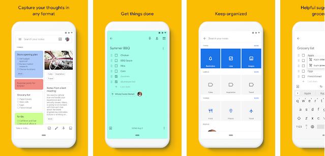 Google Keep - best Android Wear OS apps