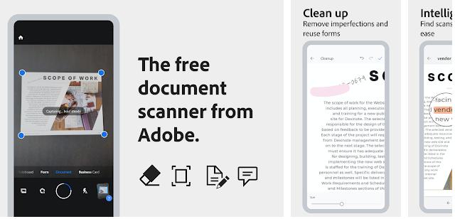 Adobe Scan - apps like CamScanner