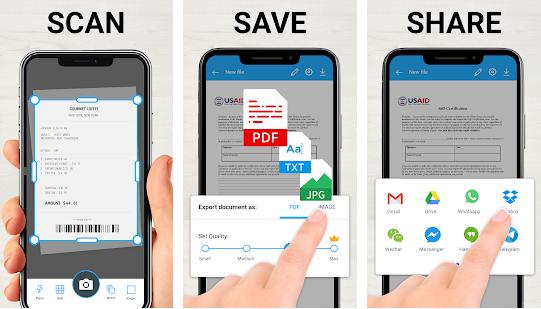 Tapscanner - best CamScanner alternative app