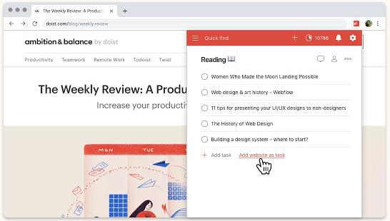 Todoist - best apps for Chromebooks