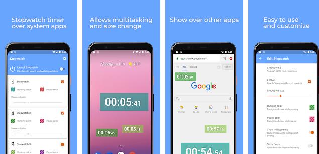 Floating Stopwatch - Best screen time apps for Android