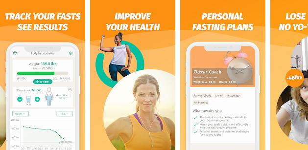 Bodyfast fasting app for Android and iOS