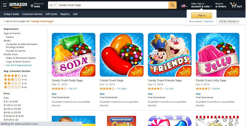 Amazon App Store - Play Store alternative