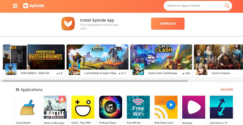 other apps like aptoide for smart tv