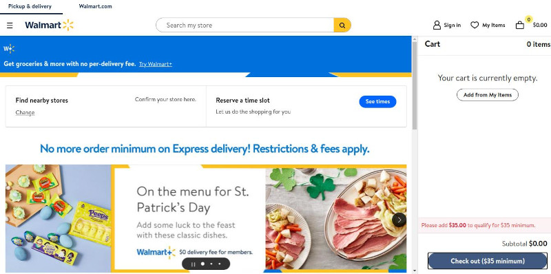 walmart - app like Instacart