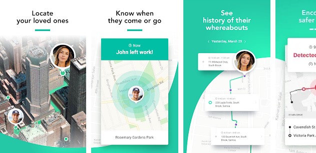 GeoZilla - location sharing app