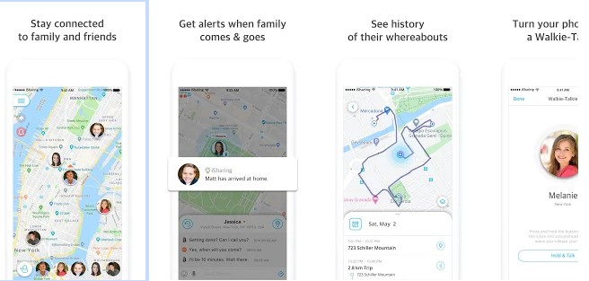 iSharing - location tracking app